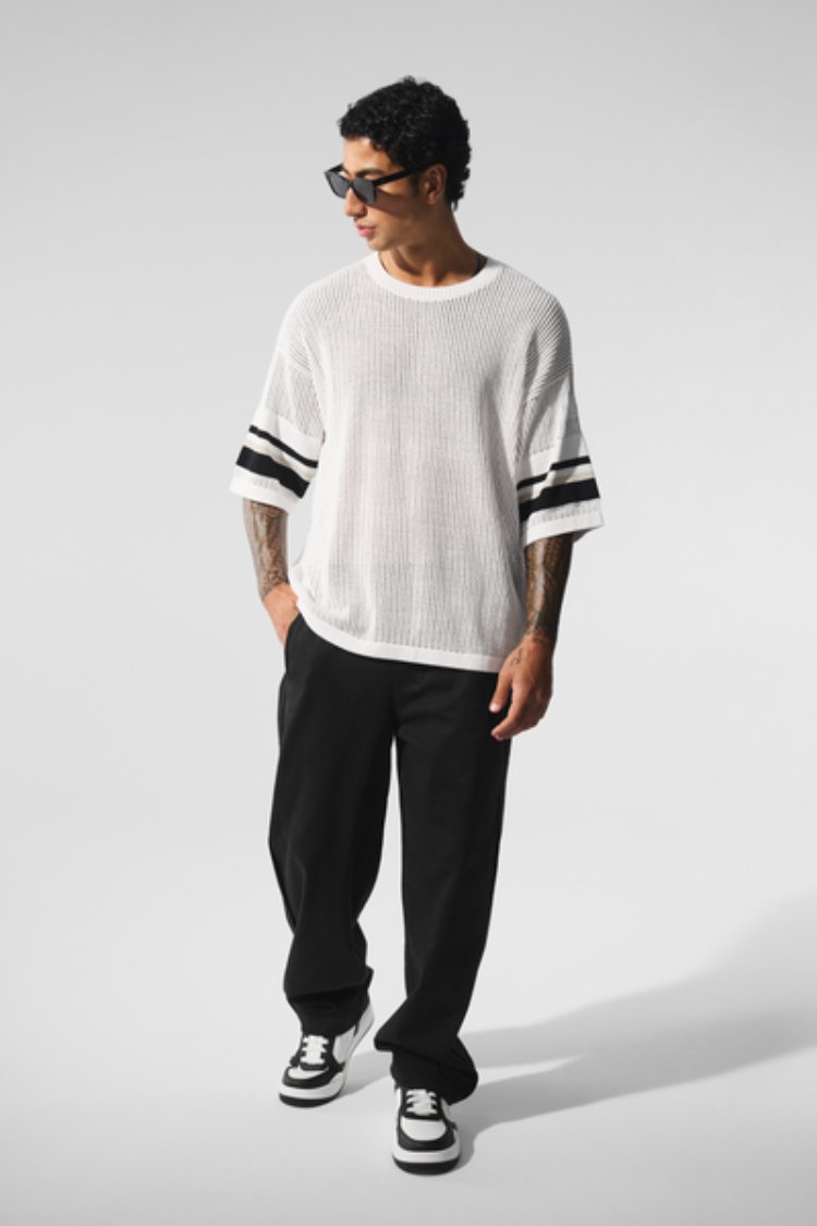 EDITION SUEDED STRAIGHT LEG PANT