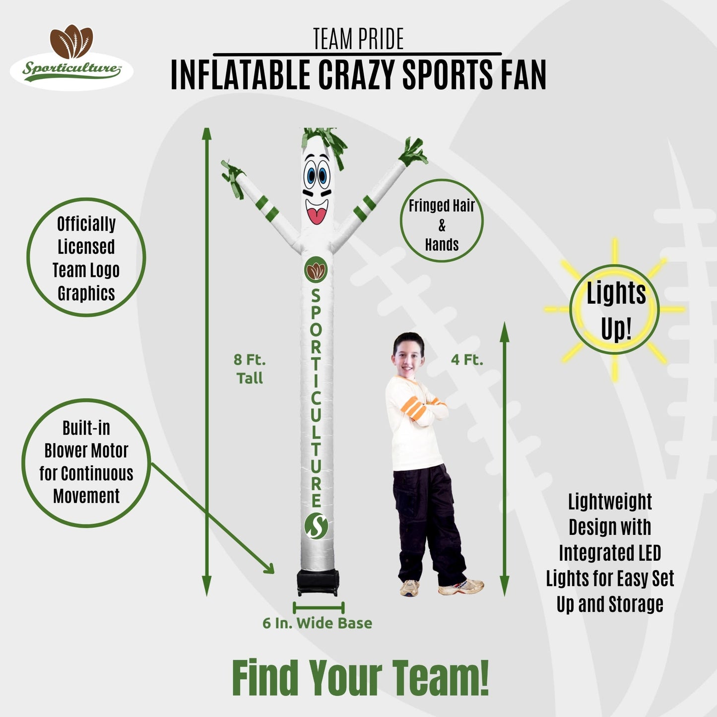 💝𝐃𝐞𝐚𝐥𝐬 𝐨𝐧 𝐭𝐡𝐞 𝐃𝐚𝐢𝐥𝐲 - 𝐁𝐮𝐲 𝟐 𝐆𝐞𝐭 𝟐 𝐅𝐫𝐞𝐞✨NFL Inflatable Crazy Sports Fan