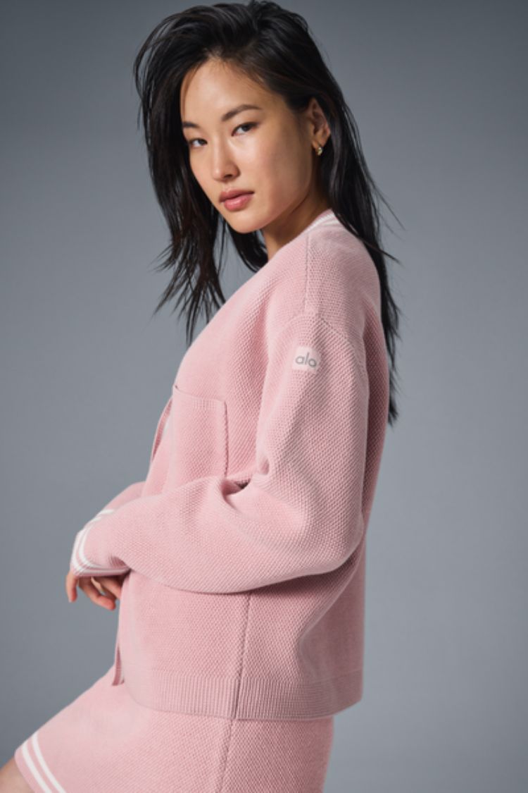TENNIS CLUB SWEATER KNIT CARDIGAN