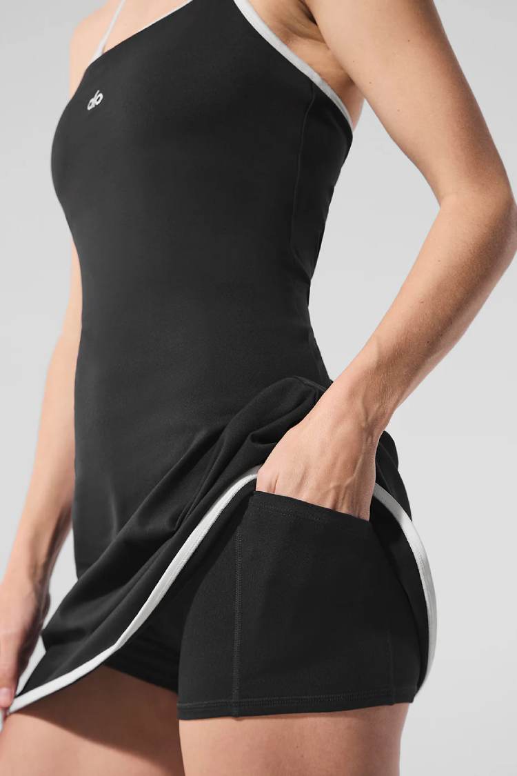 ALO SOFTSCULPT HALTER TENNIS DRESS