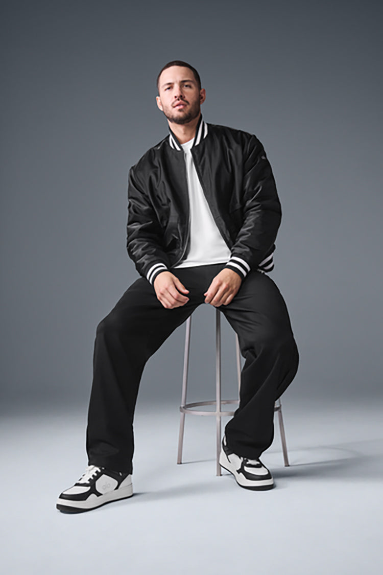 EDITION SUEDED STRAIGHT LEG PANT