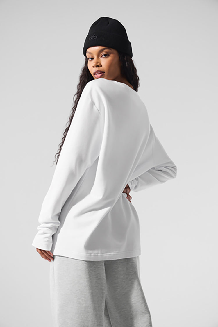 DOUBLE TAKE LONG SLEEVE CREW