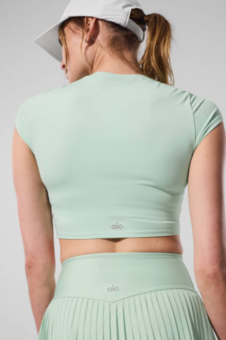 ALOSOFT CROP FINESSE SHORT SLEEVE