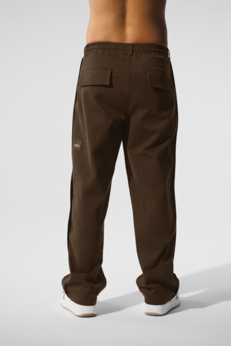EDITION SUEDED STRAIGHT LEG PANT