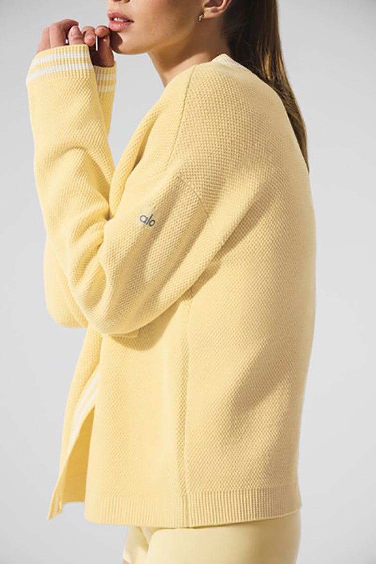 TENNIS CLUB SWEATER KNIT CARDIGAN