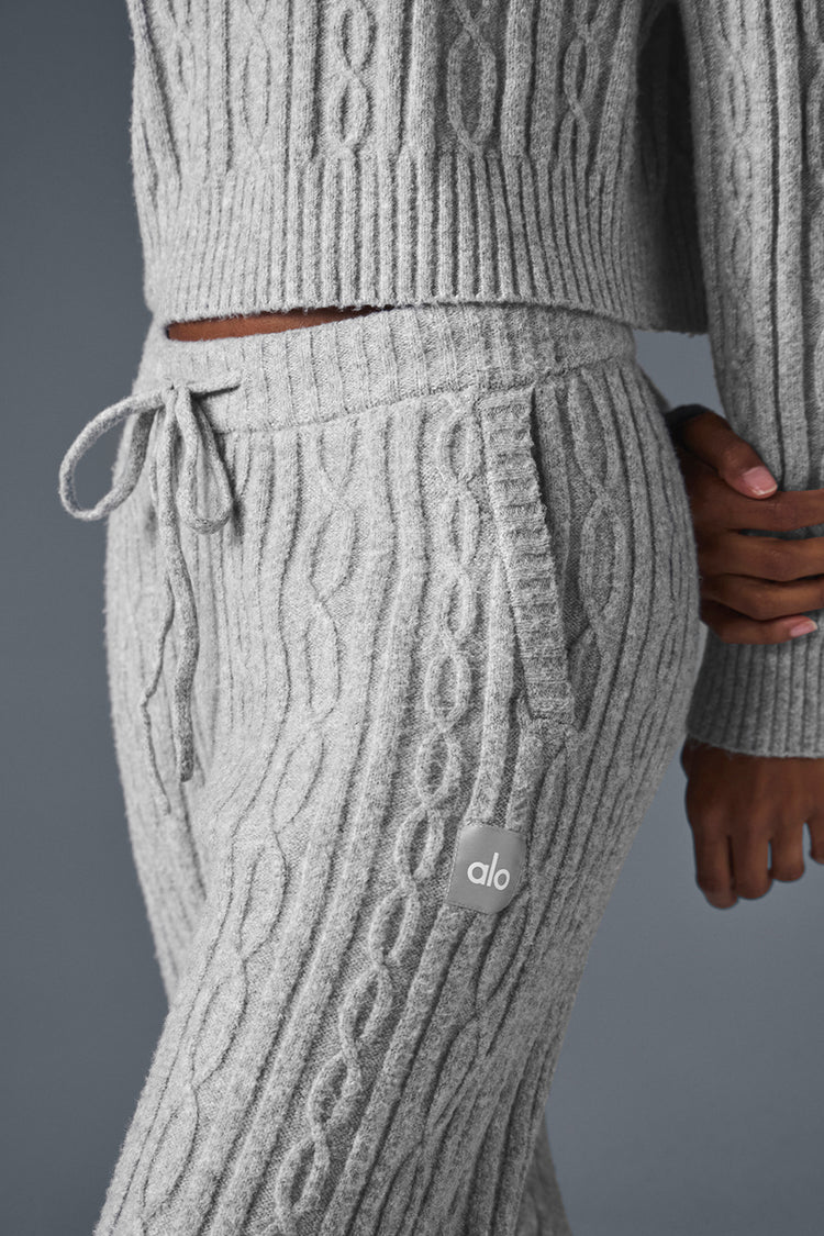 CABLE KNIT WINTER BLISS PANT