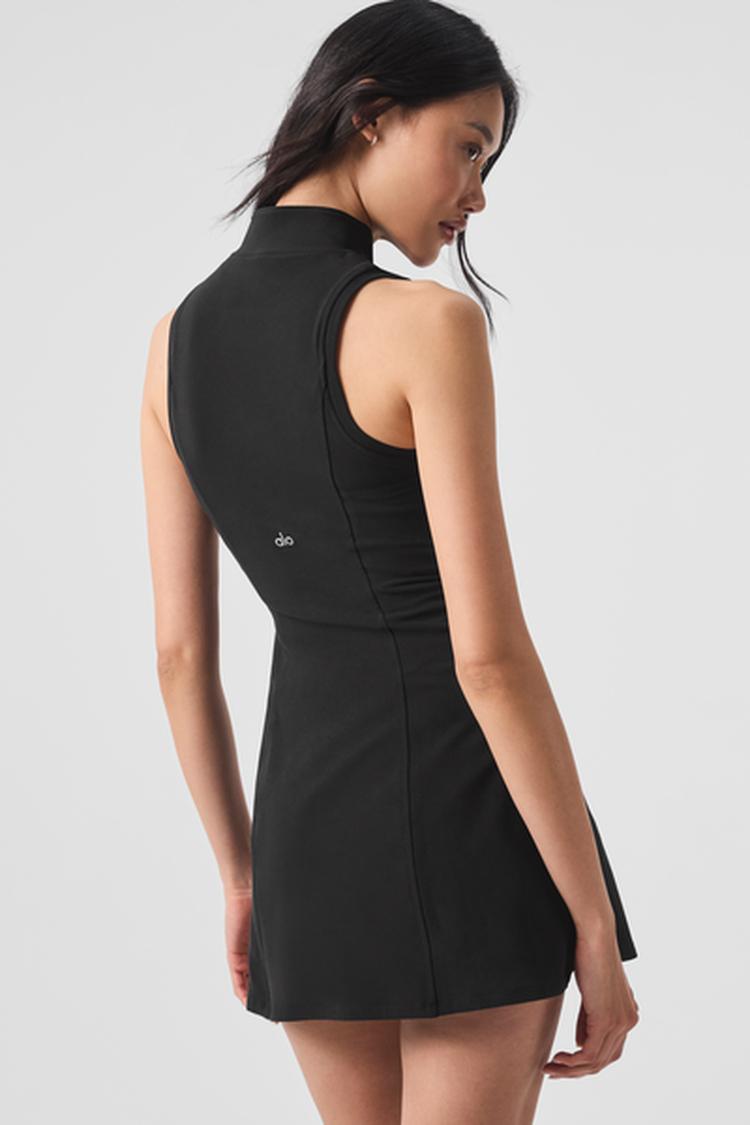 ALOSOFT CAREFREE HALF ZIP DRESS