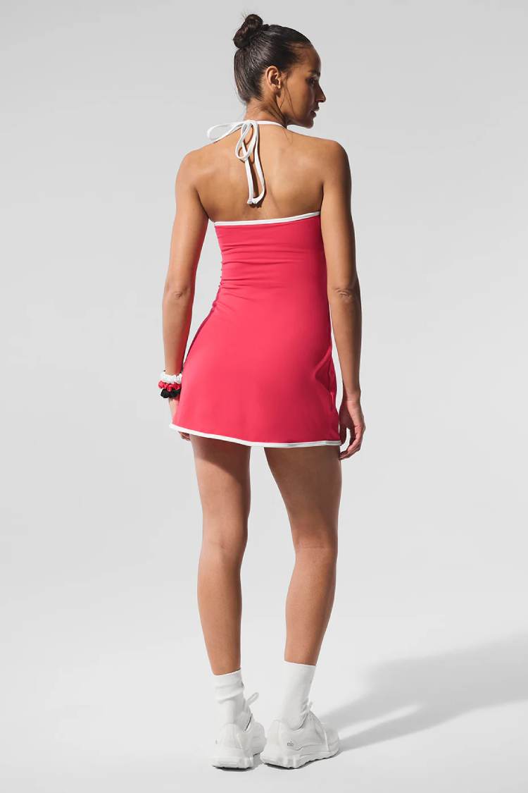 ALO SOFTSCULPT HALTER TENNIS DRESS