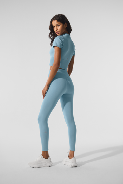 SEAMLESS WINTER WARM PLUSH HIGH-WAIST 7/8 LEGGING