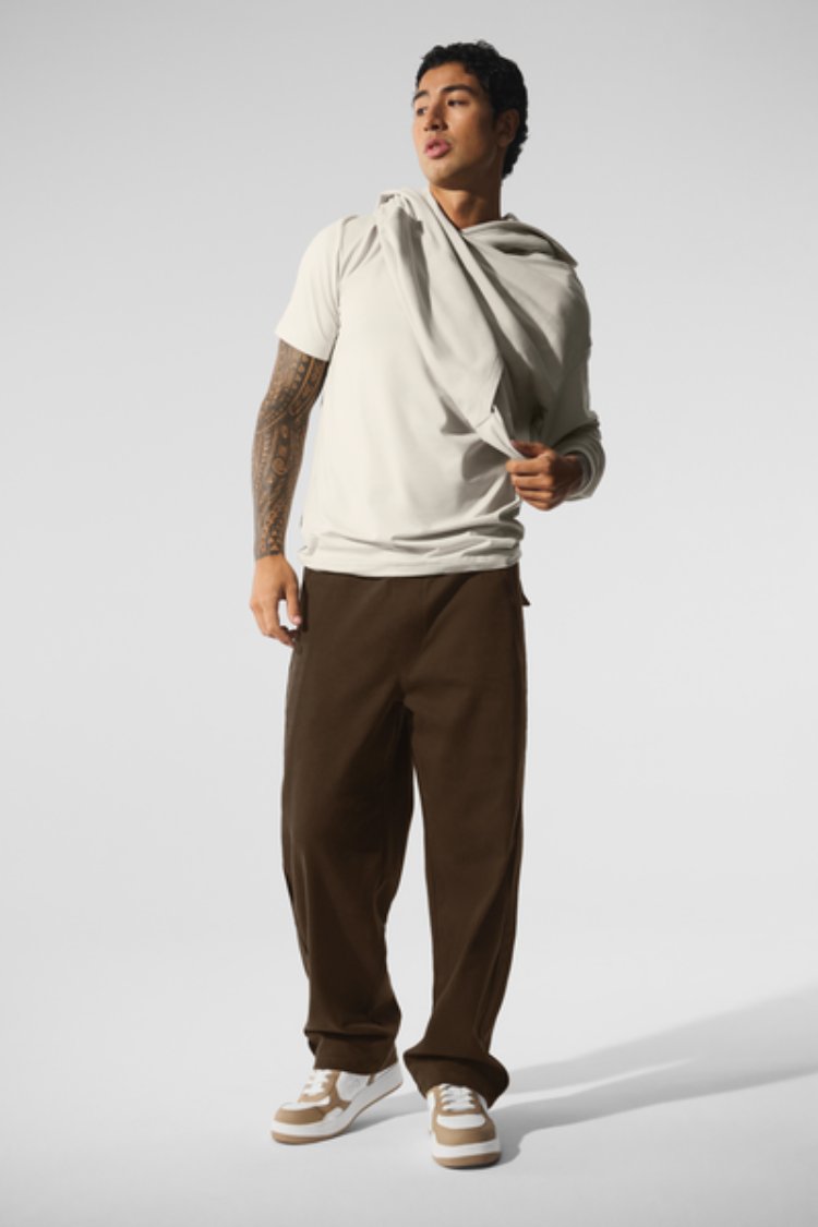 EDITION SUEDED STRAIGHT LEG PANT