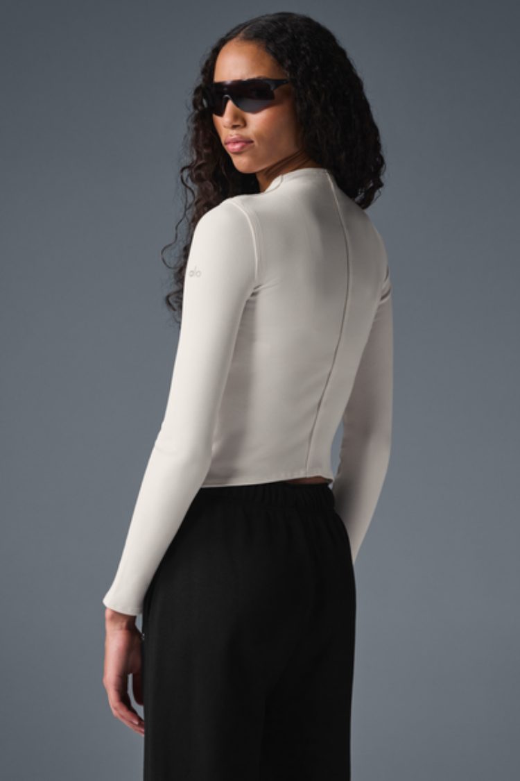 RIBBED EN POINTE LONG SLEEVE