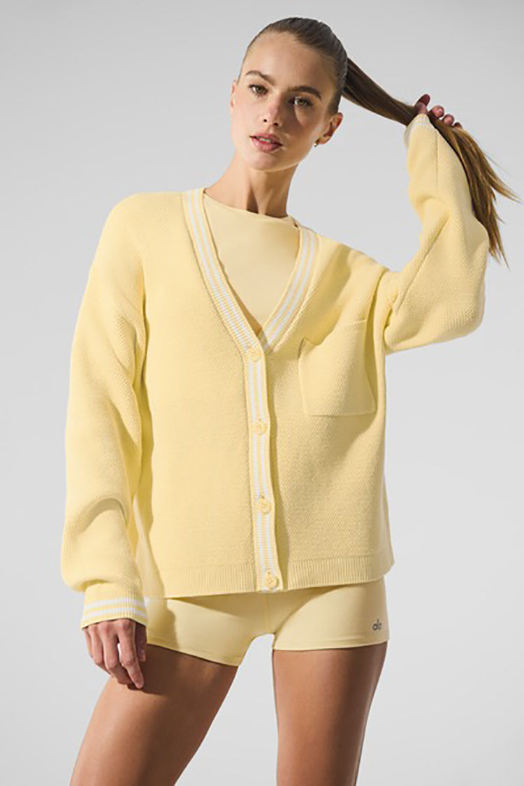 TENNIS CLUB SWEATER KNIT CARDIGAN