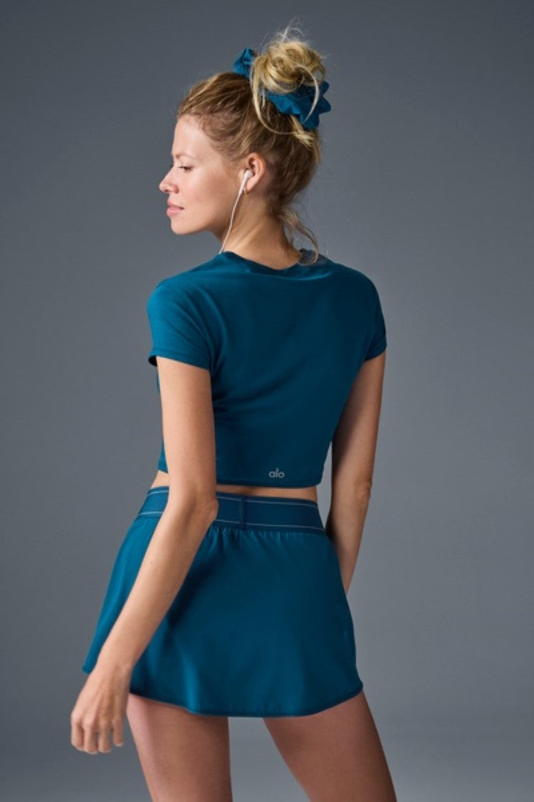 ALOSOFT CROP FINESSE SHORT SLEEVE