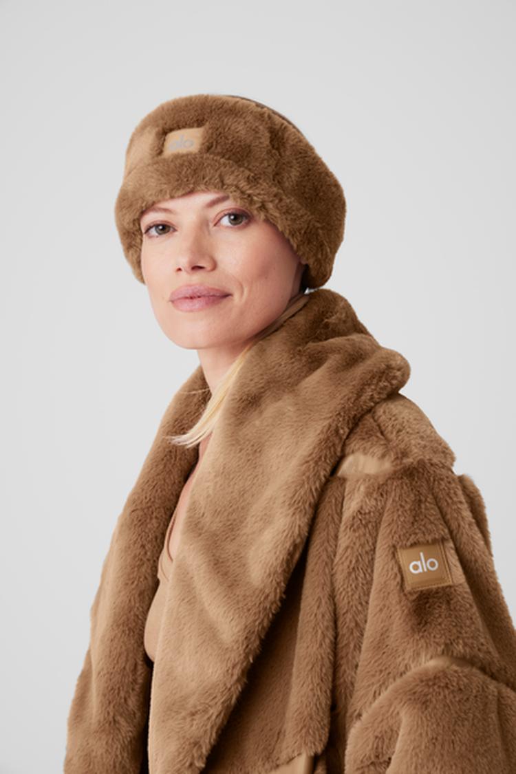FAUX FUR EAR WARMERS