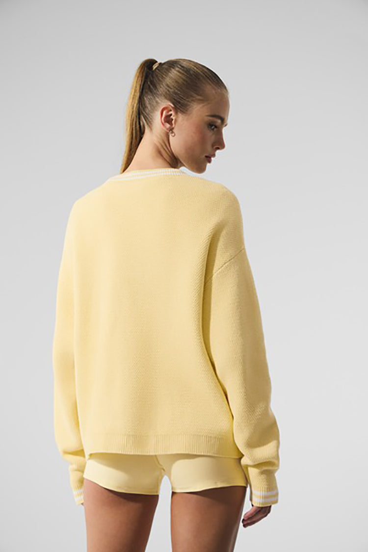 TENNIS CLUB SWEATER KNIT CARDIGAN