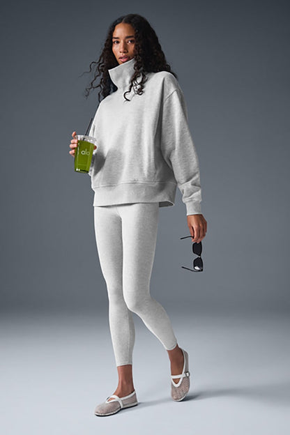 HAZY MOCK NECK PULLOVER
