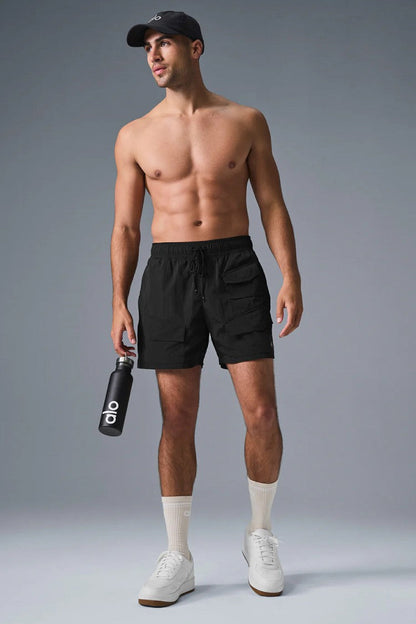 7'' CRINKLE NYLON EXCURSION CARGO SHORT