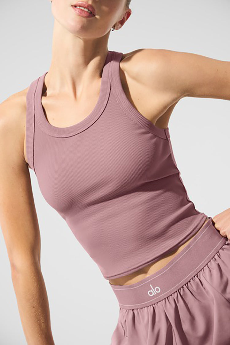 GODDESS RIBBED GO-TO TANK