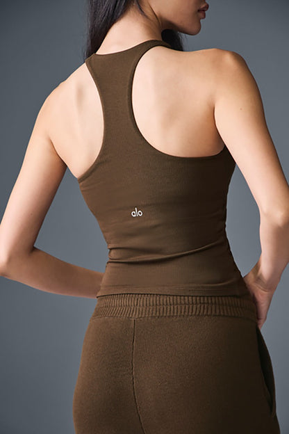 RIBBED MESMERIZE BRA TANK