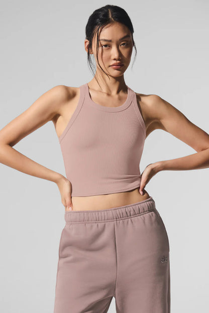 GODDESS RIBBED GO-TO TANK