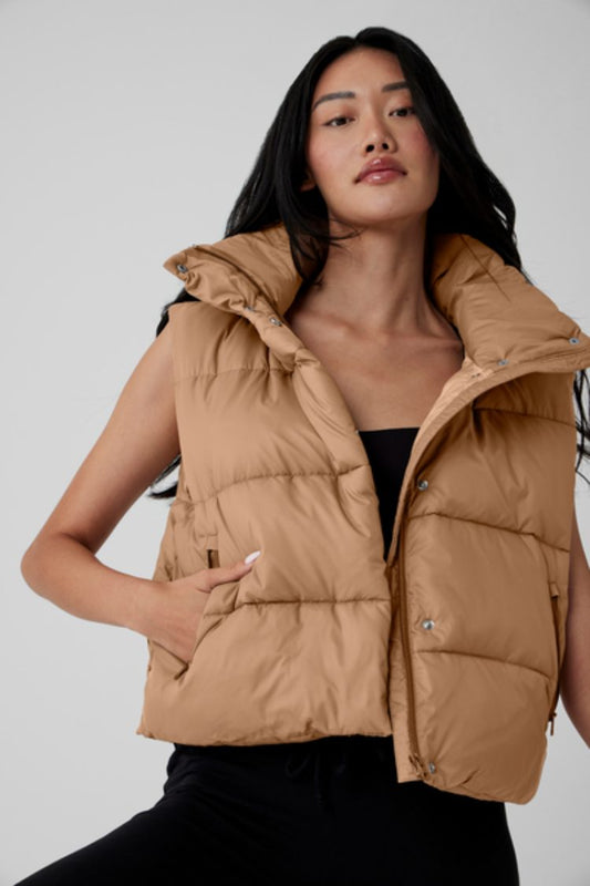 GOLD RUSH PUFFER VEST