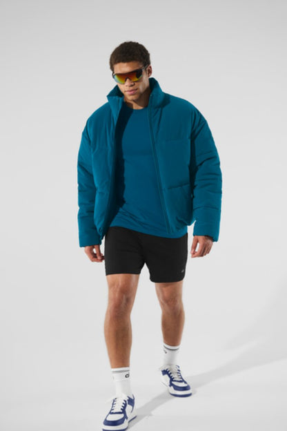 STRETCH WOVEN STREET PUFFER