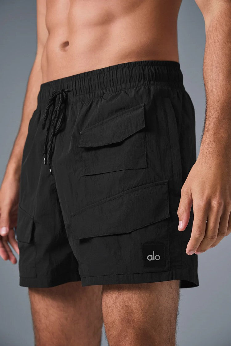 7'' CRINKLE NYLON EXCURSION CARGO SHORT