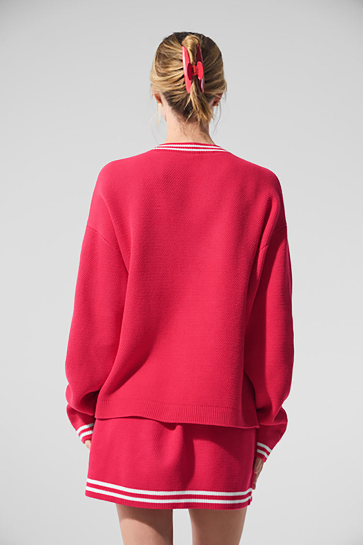TENNIS CLUB SWEATER KNIT CARDIGAN