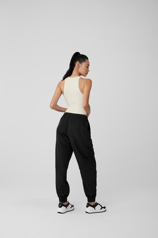 HIGH-WAIST BREAK LINE JOGGER