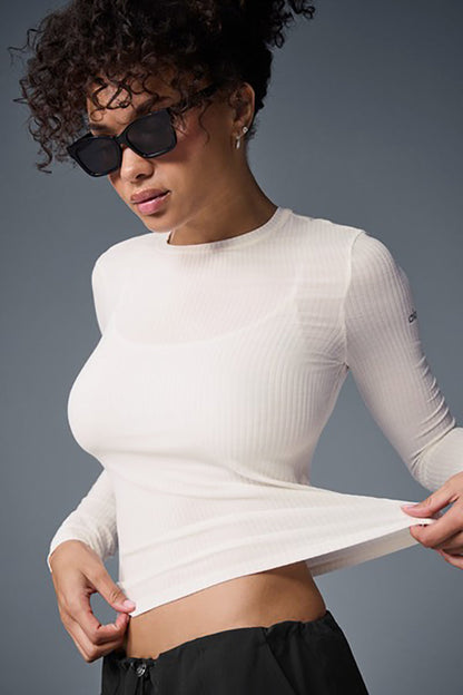 RIBBED SEA COAST LONG SLEEVE