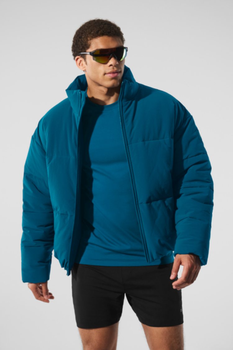 STRETCH WOVEN STREET PUFFER