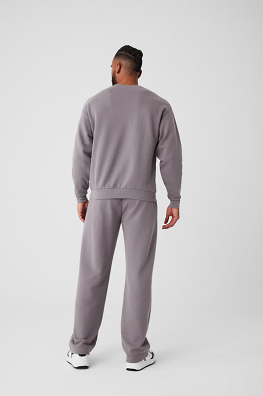WASHED ACCOLADE CREW NECK PULLOVER