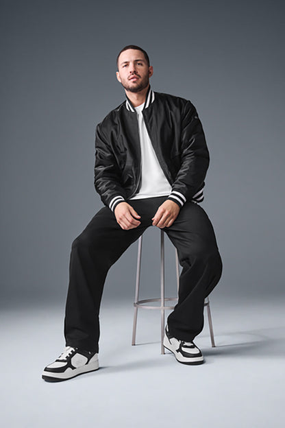 EDITION SUEDED STRAIGHT LEG PANT