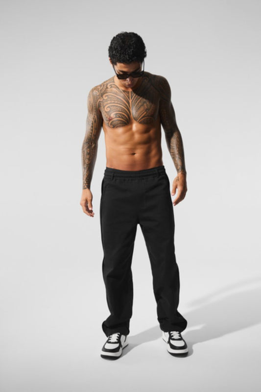 EDITION SUEDED STRAIGHT LEG PANT