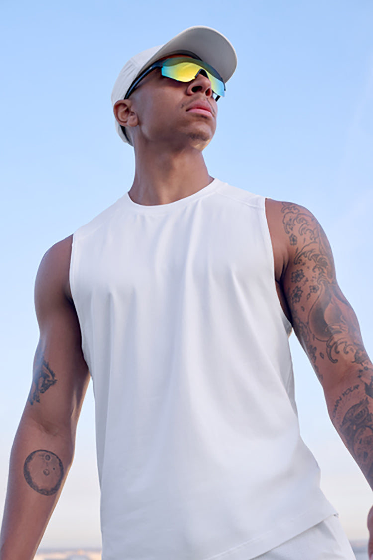 ALO VAPOR MUSCLE TANK