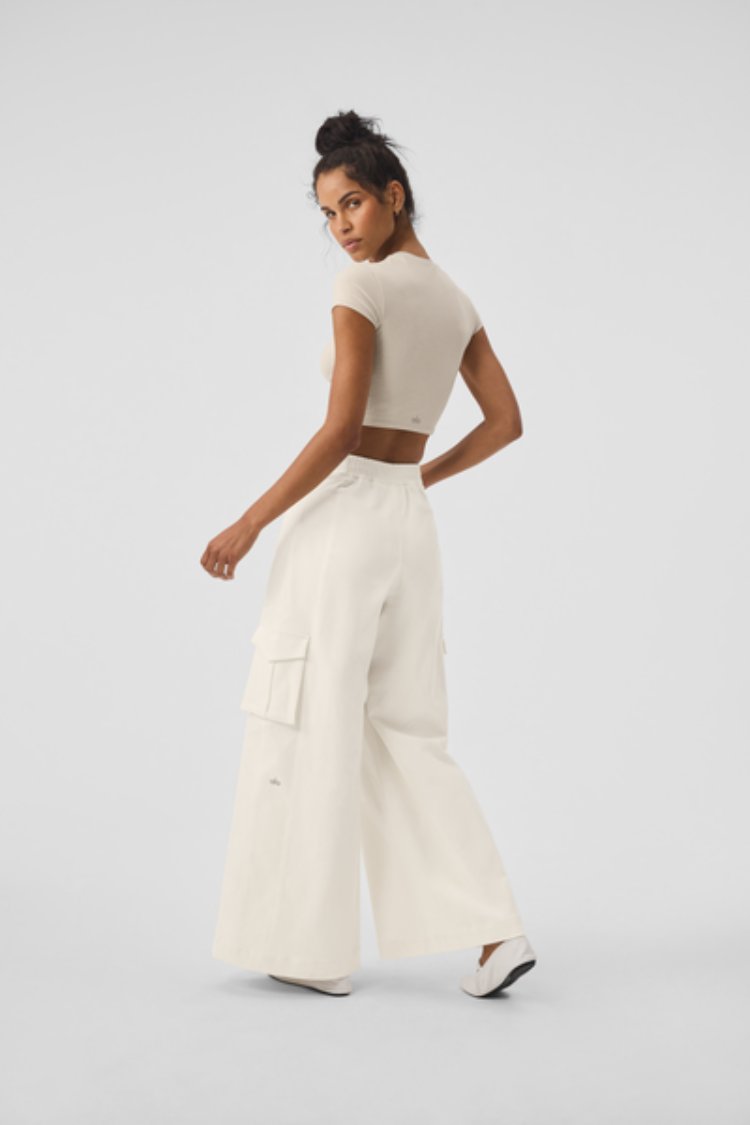 ALOSOFT CROP FINESSE SHORT SLEEVE