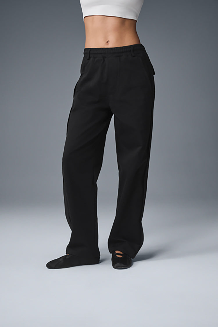 EDITION SUEDED STRAIGHT LEG PANT