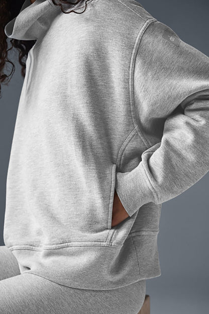 HAZY MOCK NECK PULLOVER
