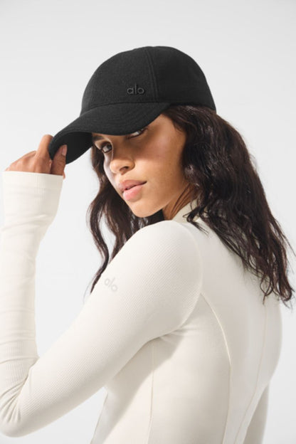 RIBBED MESMERIZE MOCK NECK LONG SLEEVE