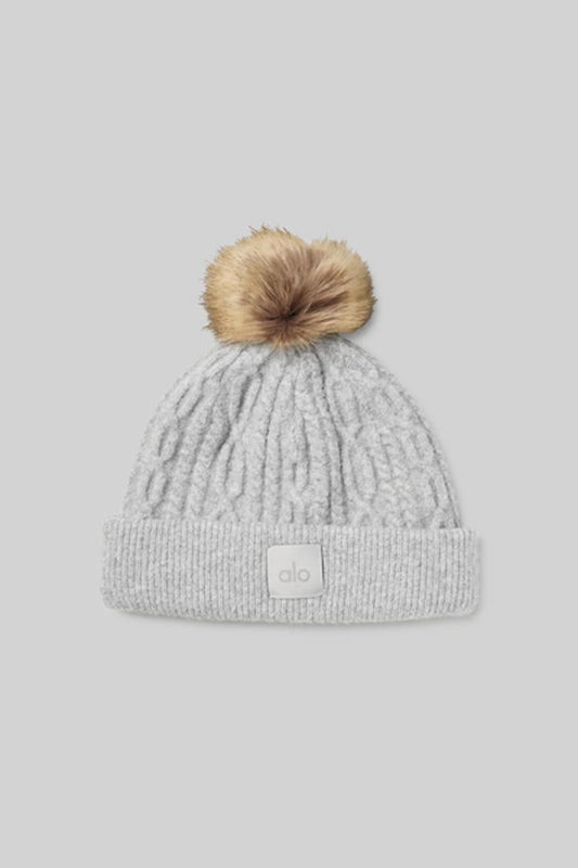 CABLE KNIT BEANIE