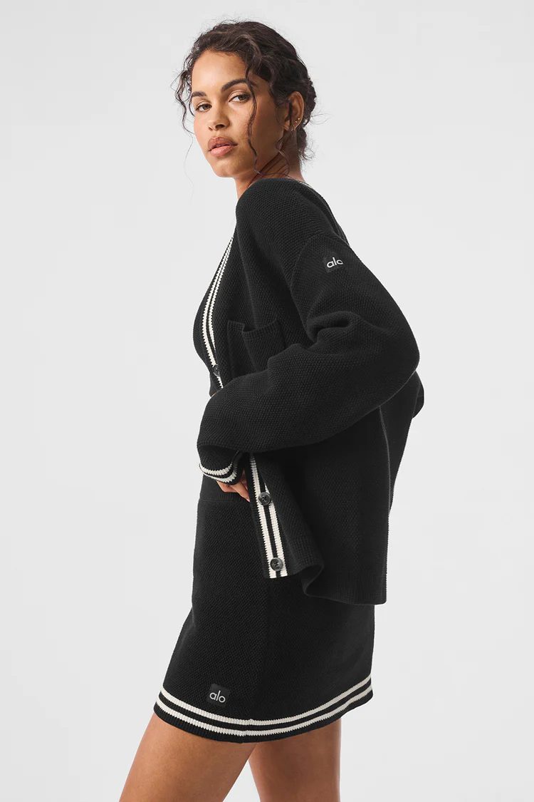 TENNIS CLUB SWEATER KNIT CARDIGAN