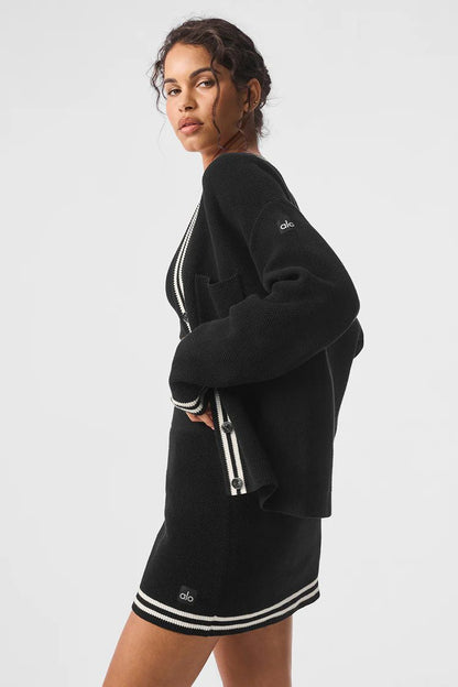 TENNIS CLUB SWEATER KNIT CARDIGAN