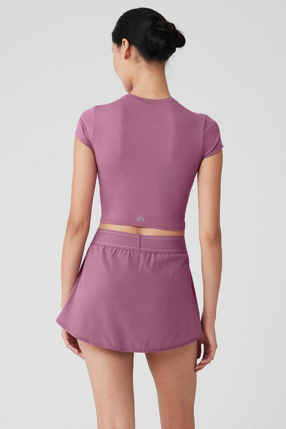 ALOSOFT CROP FINESSE SHORT SLEEVE