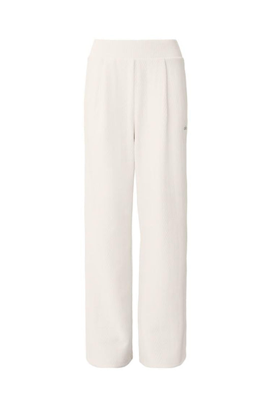 HIGH-WAIST COZY DAY WIDE LEG PANT