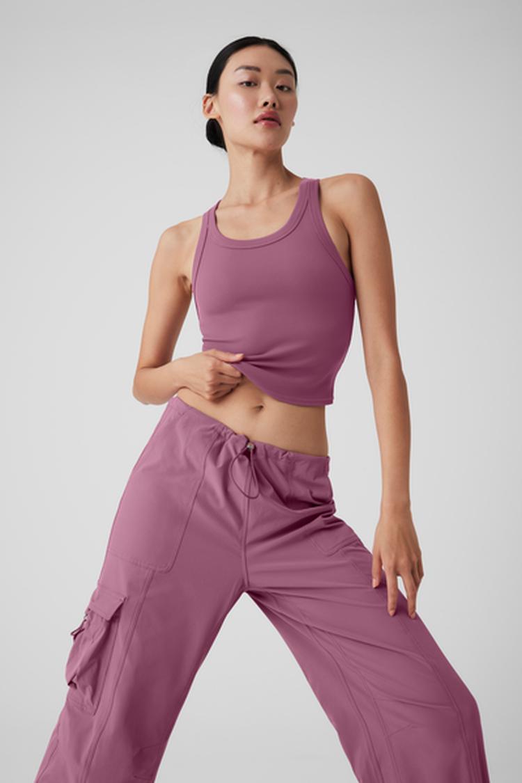 GODDESS RIBBED GO-TO TANK