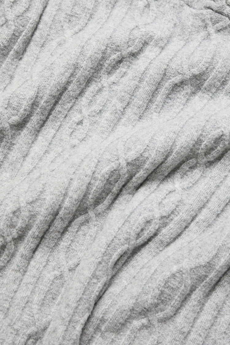 CABLE KNIT WINTER BLISS HOODIE