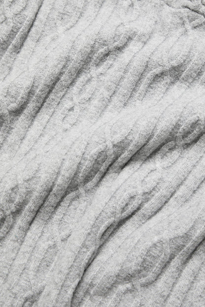 CABLE KNIT WINTER BLISS HOODIE