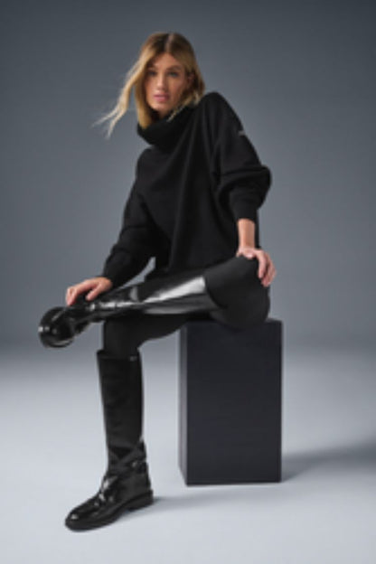 HAZY MOCK NECK PULLOVER