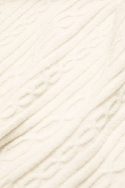CABLE KNIT WINTER BLISS HOODIE