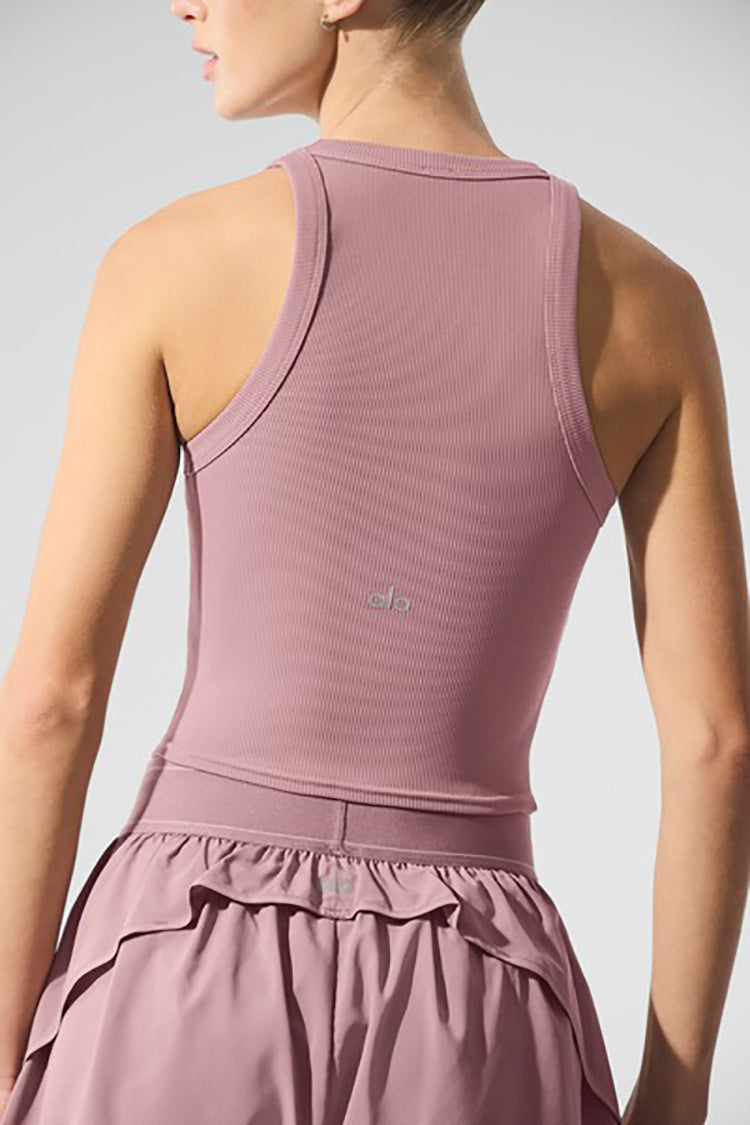 GODDESS RIBBED GO-TO TANK